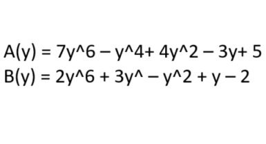 algebra resta de polinomios